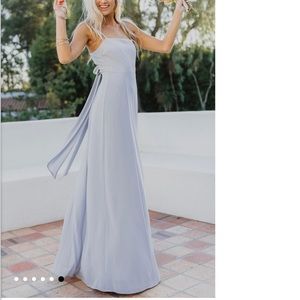 Lauren Tie Maxi Mumu Bridesmaid Dress